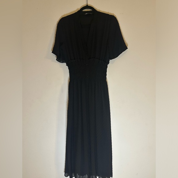 Black Midi Dress- Zara - Picture 3 of 6